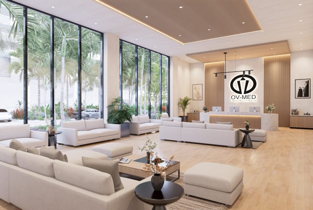 Vitalis Tower – Lobby rendering