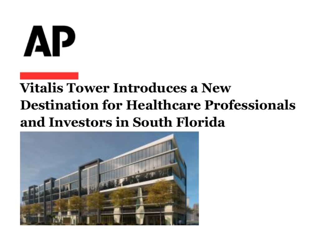 Vitalis Tower featured in AP News
